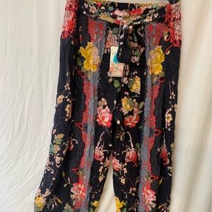 Johnny Was Mono Pants NWT